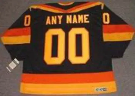 VANCOUVER CANUCKS 1980’s CCM Vintage Away Jersey Customized “Any Name & Number(s)” 