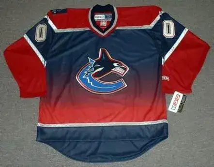 VANCOUVER CANUCKS 2000’s CCM Throwback Jersey Customized “Any Name & Number(s)”