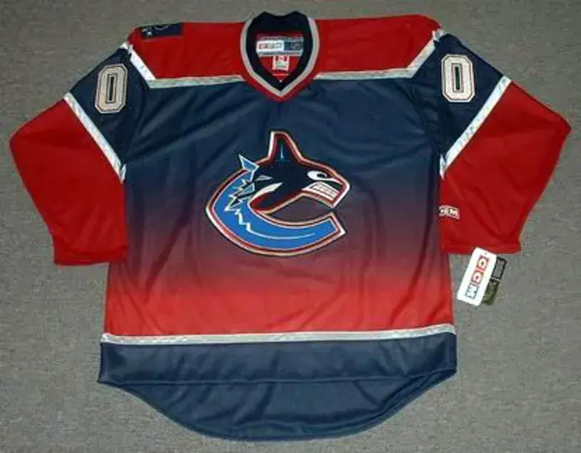 VANCOUVER CANUCKS 2000’s CCM Throwback Jersey Customized “Any Name & Number(s)”