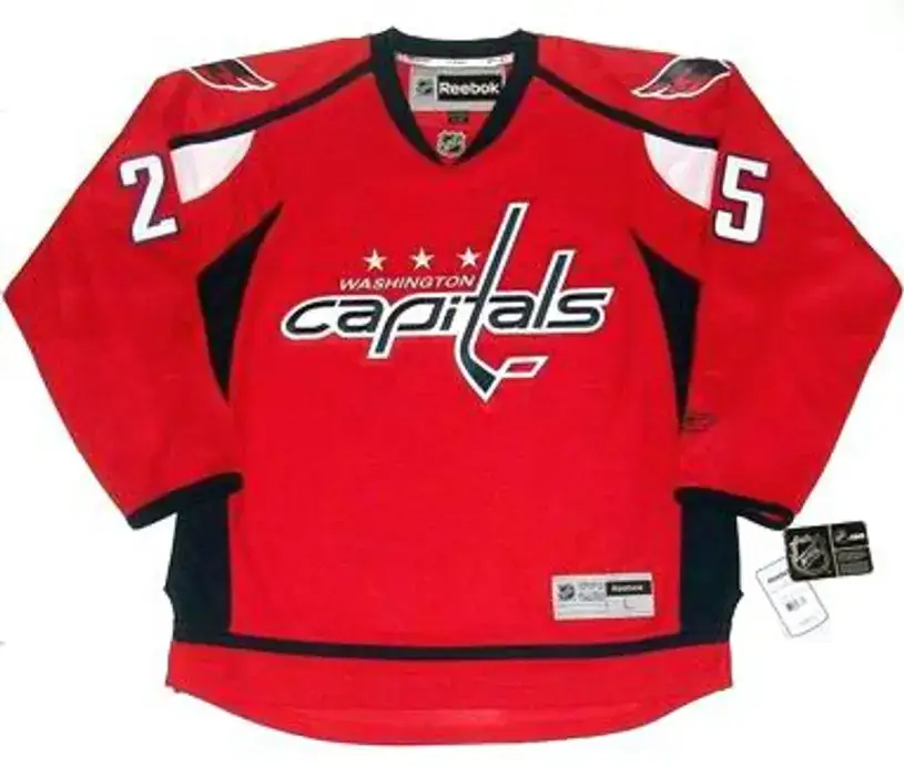 JASON CHIMERA Washington Capitals 2010 REEBOK Throwback NHL Hockey Jersey