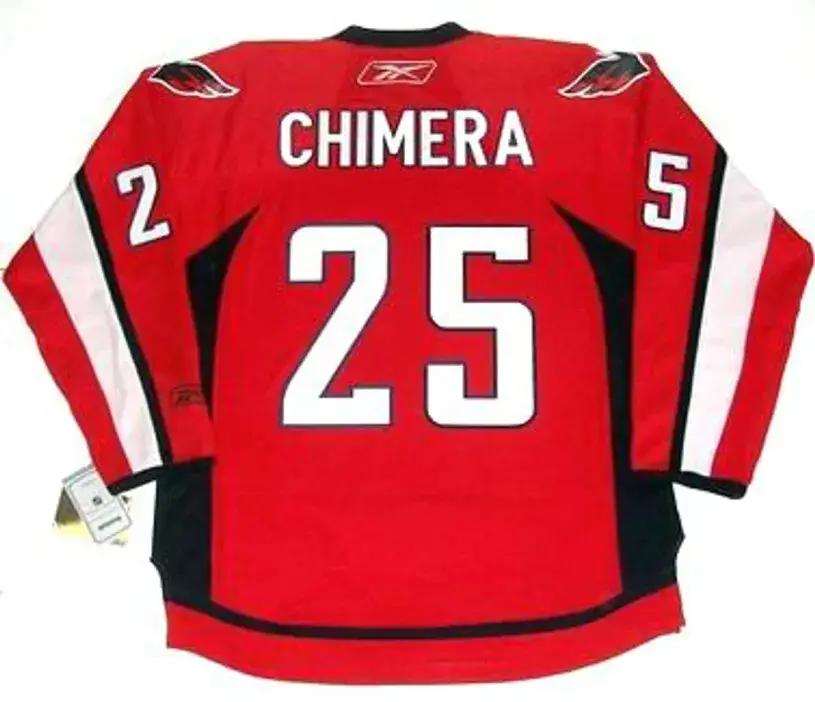 JASON CHIMERA Washington Capitals 2010 REEBOK Throwback NHL Hockey Jersey 