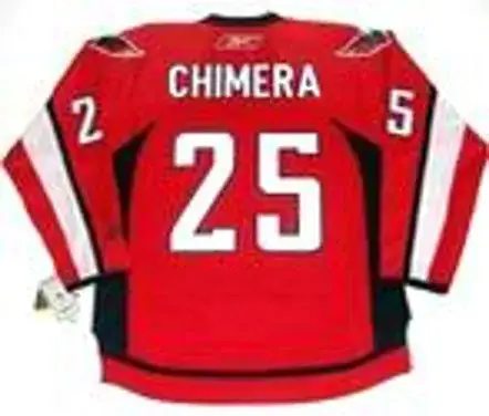 JASON CHIMERA Washington Capitals 2010 REEBOK Throwback NHL Hockey Jersey 