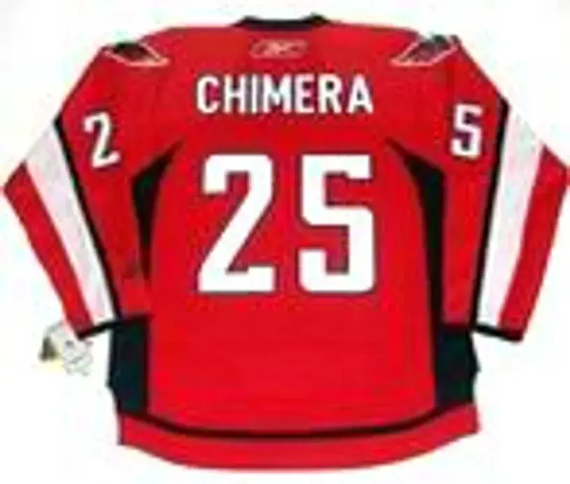 JASON CHIMERA Washington Capitals 2010 REEBOK Throwback NHL Hockey Jersey 