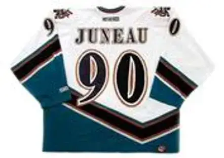 JOE JUNEAU Washington Capitals 1997 CCM Vintage Home NHL Hockey Jersey 