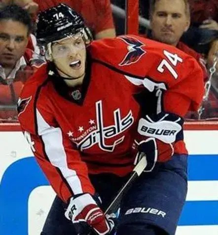 JOHN CARLSON Washington Capitals 2014 REEBOK Throwback NHL Hockey Jersey 