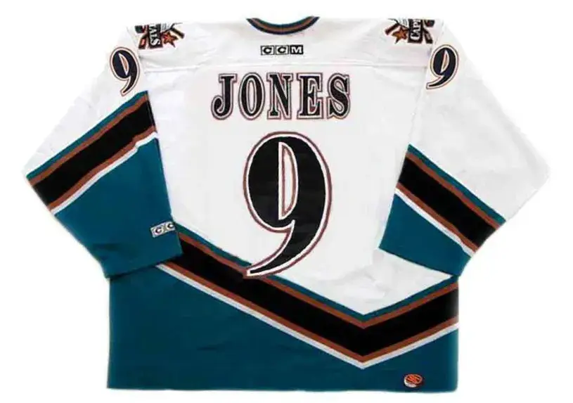 KEITH JONES Washington Capitals 1995 CCM Vintage Home NHL Hockey Jersey 
