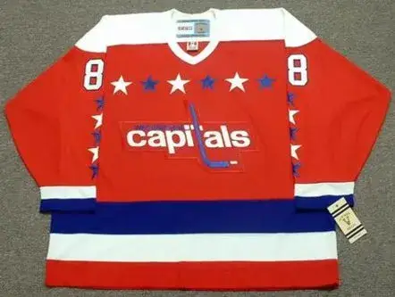 LARRY MURPHY Washington Capitals 1988 CCM Vintage Throwback NHL Hockey Jersey