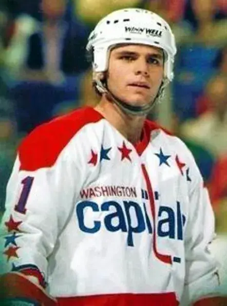 MIKE GARTNER Washington Capitals 1988 CCM Vintage Throwback Home NHL Jersey 