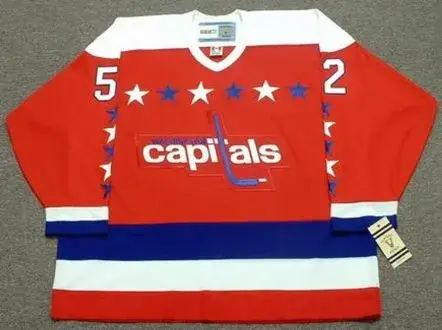 MIKE GREEN Washington Capitals 1980’s CCM Vintage Throwback NHL Hockey Jersey