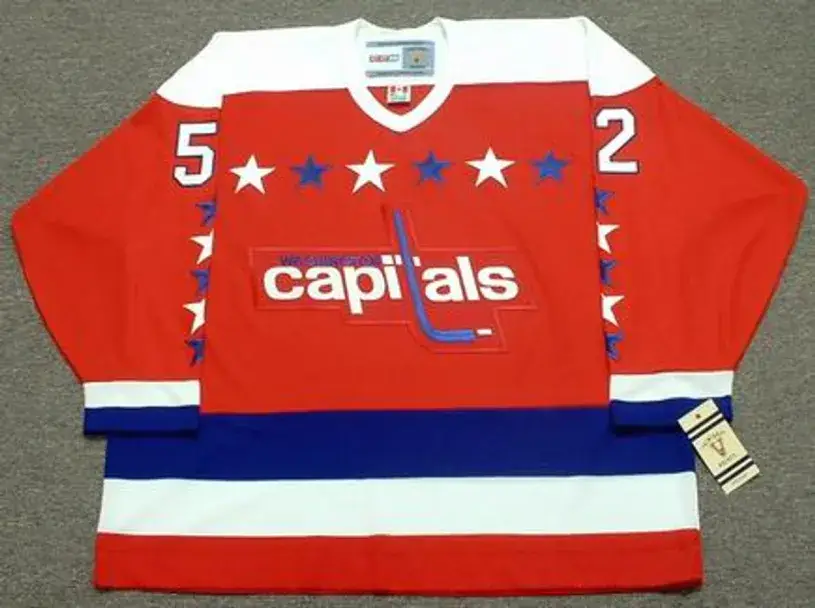 MIKE GREEN Washington Capitals 1980’s CCM Vintage Throwback NHL Hockey Jersey