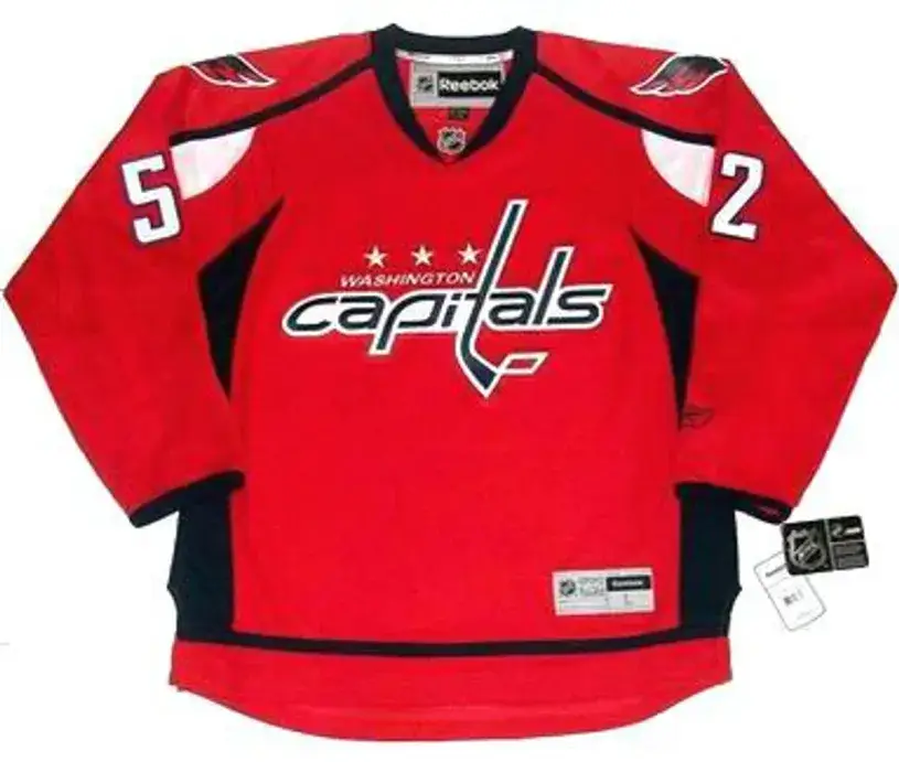 MIKE GREEN Washington Capitals 2010 REEBOK Throwback NHL Hockey Jersey