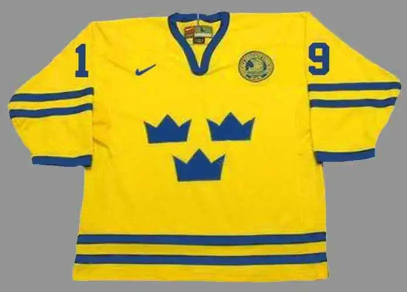 NICKLAS BACKSTROM 2006 Team Sweden Nike Throwback Hockey Jersey