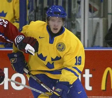 NICKLAS BACKSTROM 2006 Team Sweden Nike Throwback Hockey Jersey 