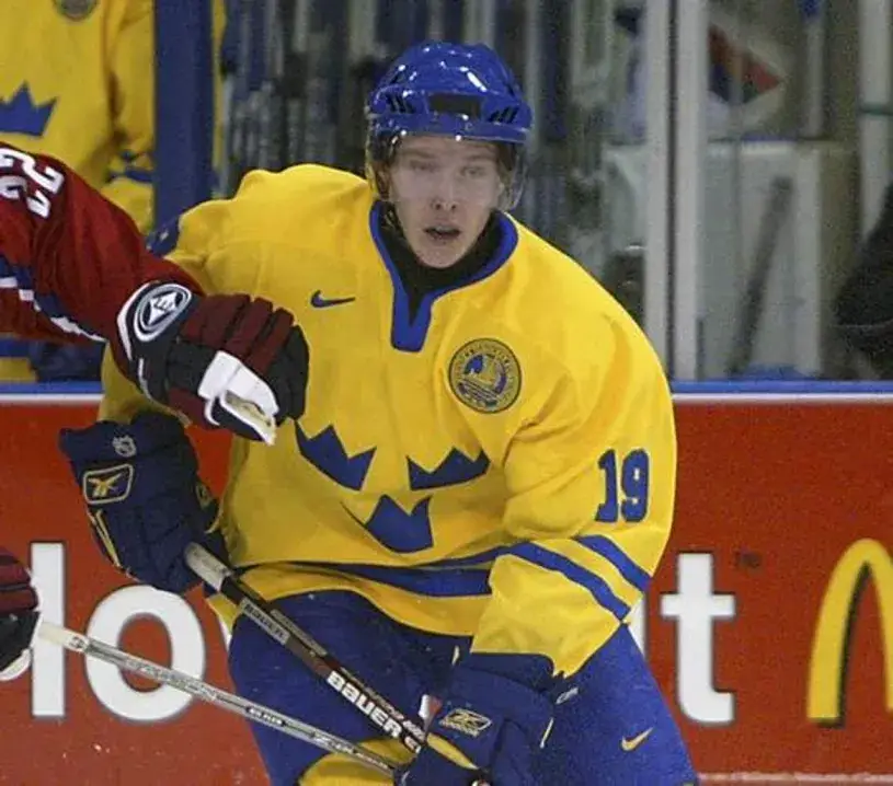 NICKLAS BACKSTROM 2006 Team Sweden Nike Throwback Hockey Jersey 