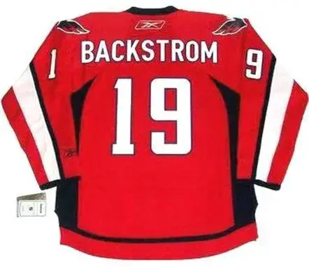 NICKLAS BACKSTROM Washington Capitals 2015 REEBOK Throwback NHL Hockey Jersey 