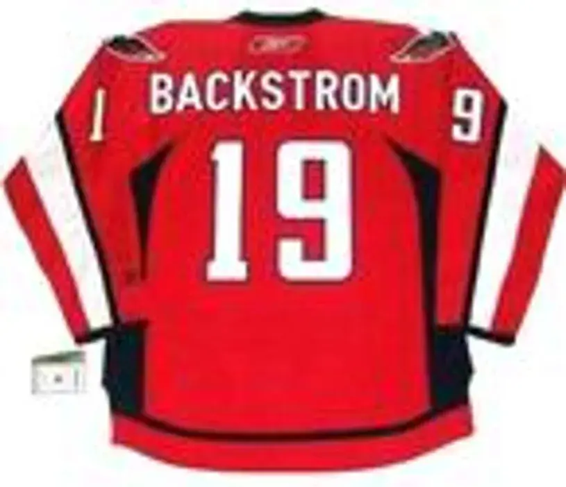 NICKLAS BACKSTROM Washington Capitals 2015 REEBOK Throwback NHL Hockey Jersey 