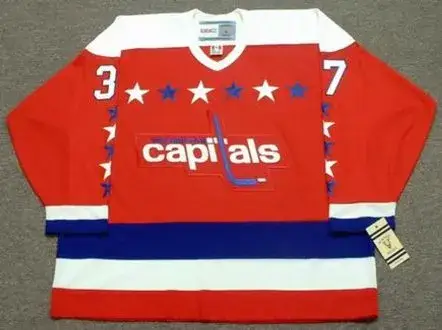 OLAF KOLZIG Washington Capitals 1994 CCM Vintage Throwback NHL Hockey Jersey
