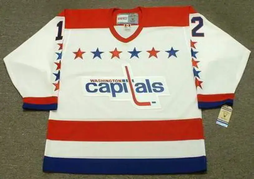 PETER BONDRA Washington Capitals 1990 CCM Vintage Throwback Home NHL Jersey