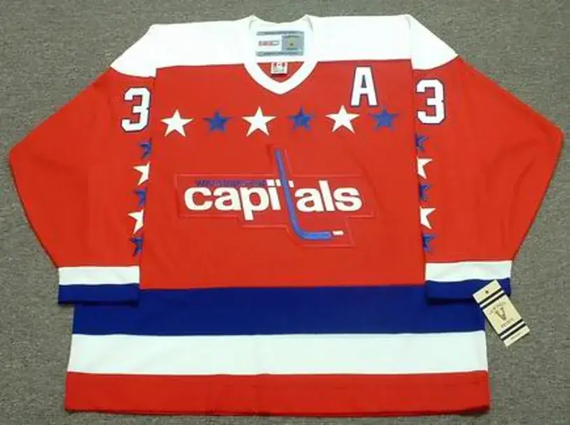 SCOTT STEVENS Washington Capitals 1988 CCM Vintage Throwback NHL Hockey Jersey