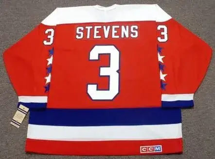 SCOTT STEVENS Washington Capitals 1988 CCM Vintage Throwback NHL Hockey Jersey 
