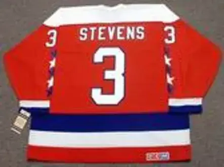 SCOTT STEVENS Washington Capitals 1988 CCM Vintage Throwback NHL Hockey Jersey 
