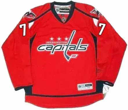 TJ OSHIE Washington Capitals 2015 REEBOK Throwback NHL Hockey Jersey