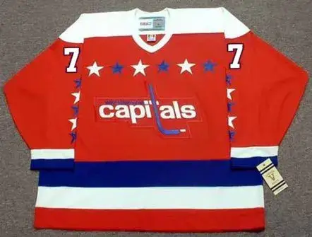 TJ OSHIE Washington Capitals CCM Vintage Throwback Home NHL Jersey