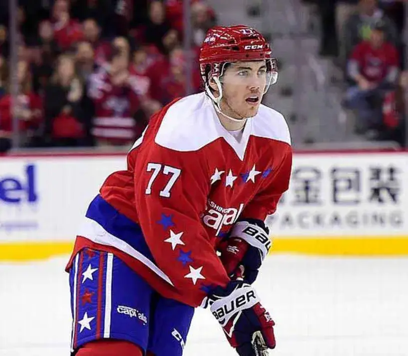 TJ OSHIE Washington Capitals CCM Vintage Throwback Home NHL Jersey 