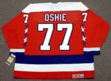 TJ OSHIE Washington Capitals CCM Vintage Throwback Home NHL Jersey 