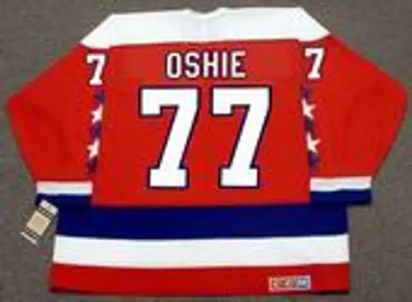 TJ OSHIE Washington Capitals CCM Vintage Throwback Home NHL Jersey 