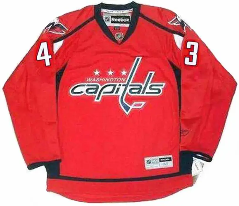 TOM WILSON Washington Capitals 2014 REEBOK Throwback NHL Hockey Jersey