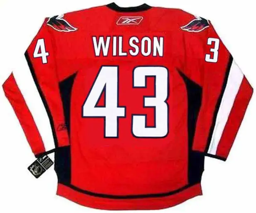 TOM WILSON Washington Capitals 2014 REEBOK Throwback NHL Hockey Jersey 