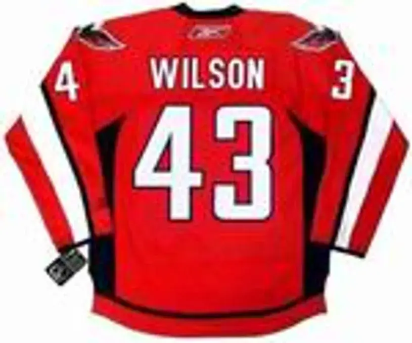 TOM WILSON Washington Capitals 2014 REEBOK Throwback NHL Hockey Jersey 