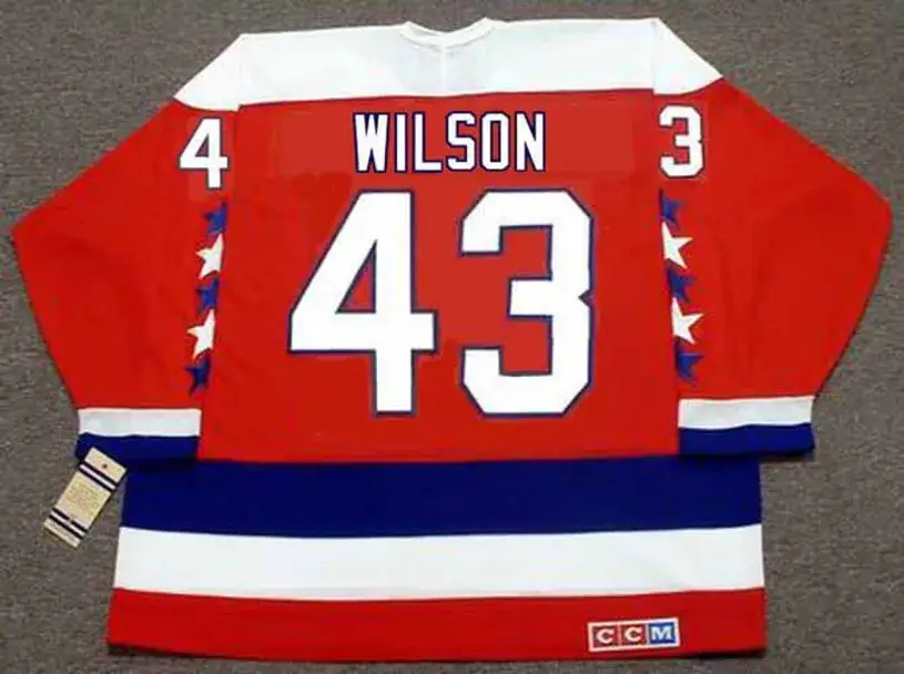 TOM WILSON Washington Capitals CCM Vintage Throwback Home NHL Jersey 