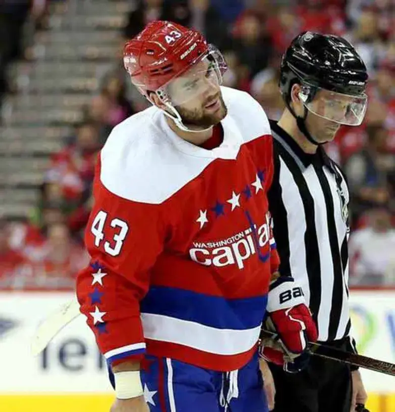 TOM WILSON Washington Capitals CCM Vintage Throwback Home NHL Jersey 