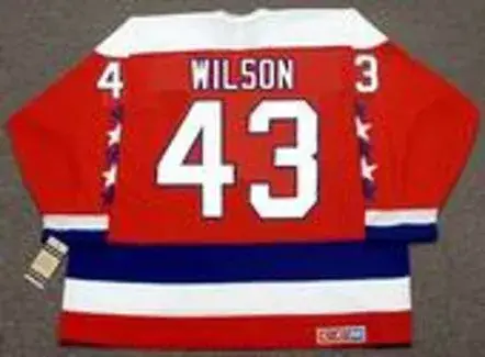 TOM WILSON Washington Capitals CCM Vintage Throwback Home NHL Jersey 