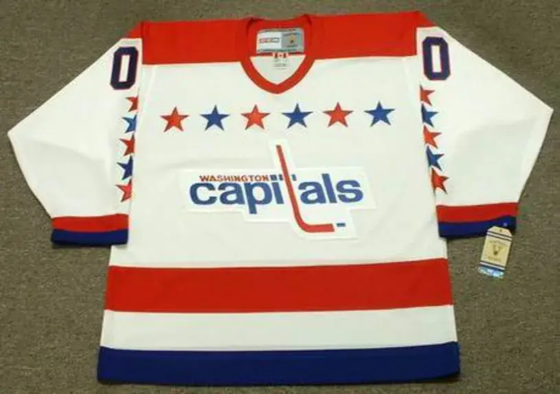 WASHINGTON CAPITALS 1980’s CCM Vintage Home NHL Jersey Customized “Any Name & Number(s)”