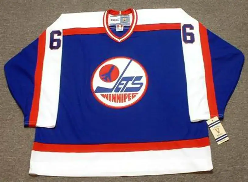 JIM KYTE Winnipeg Jets 1986 Away CCM NHL Vintage Throwback Jersey