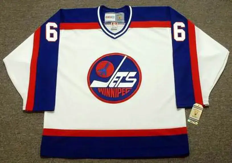 JIM KYTE Winnipeg Jets 1986 Home CCM NHL Vintage Throwback Jersey