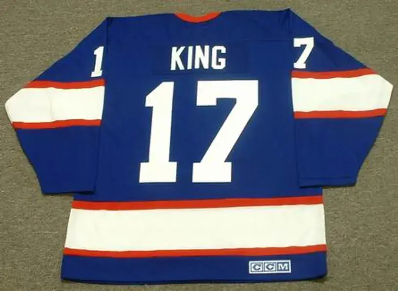 KRIS KING Winnipeg Jets 1995 CCM Vintage Throwback Away NHL Hockey Jersey 