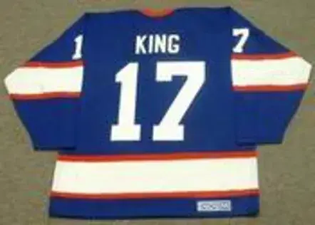 KRIS KING Winnipeg Jets 1995 CCM Vintage Throwback Away NHL Hockey Jersey 