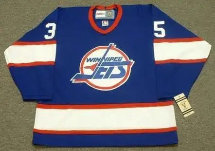NIKOLAI KHABIBULIN Winnipeg Jets 1995 CCM Vintage Throwback Away NHL Hockey Jersey