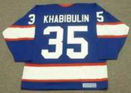 NIKOLAI KHABIBULIN Winnipeg Jets 1995 CCM Vintage Throwback Away NHL Hockey Jersey 