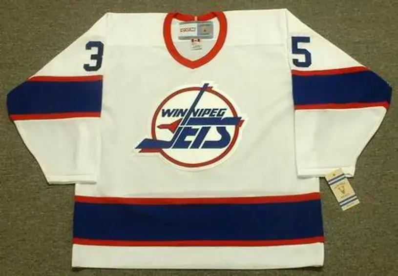 NIKOLAI KHABIBULIN Winnipeg Jets 1995 CCM Vintage Throwback Home NHL Jersey