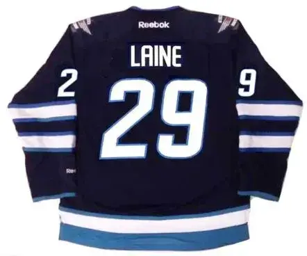 PATRIK LAINE Winnipeg Jets 2016 REEBOK Throwback NHL Hockey Jersey 