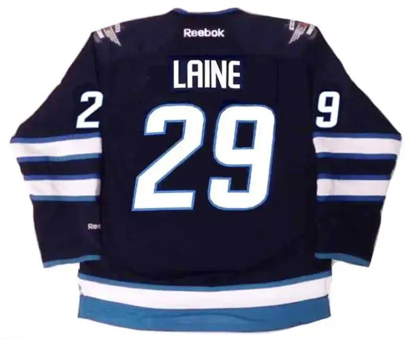 PATRIK LAINE Winnipeg Jets 2016 REEBOK Throwback NHL Hockey Jersey 