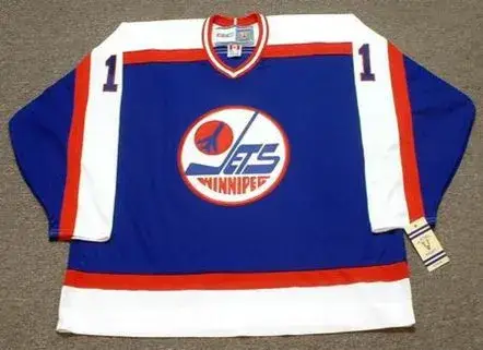SCOTT ARNIEL Winnipeg Jets 1984 CCM Vintage Throwback NHL Hockey Jersey