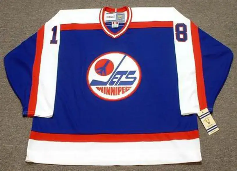 SERGE SAVARD Winnipeg Jets 1982 CCM Vintage Throwback NHL Hockey Jersey