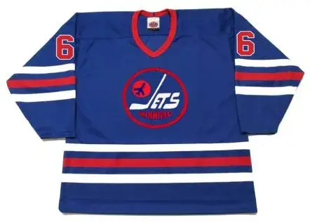 TED GREEN Winnipeg Jets 1975 WHA Throwback Hockey Jersey