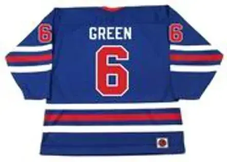 TED GREEN Winnipeg Jets 1975 WHA Throwback Hockey Jersey 
